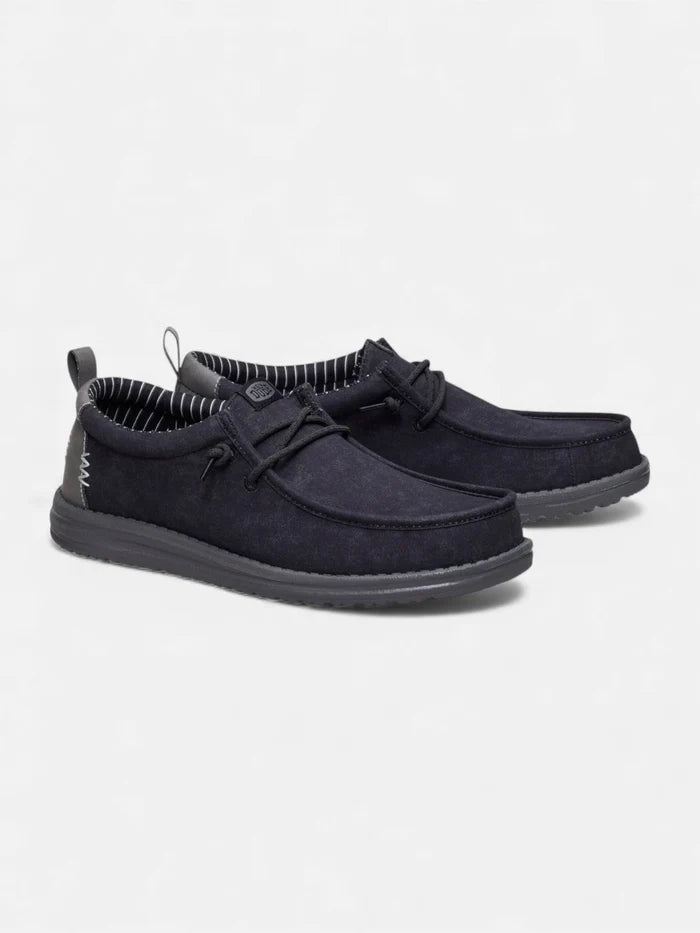 Zapatos Hey Dude Wally Vintage Classic Negro