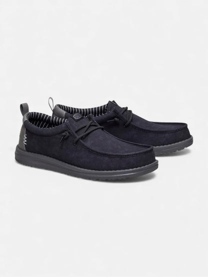 Zapatos Hey Dude Wally Vintage Classic Negro