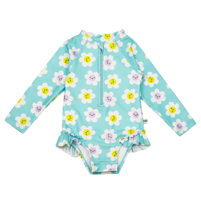 Zoocchini Girls Rashguard Swimsuit